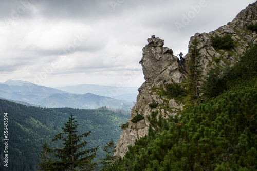 Widok z górskich szczytów © Wojciech