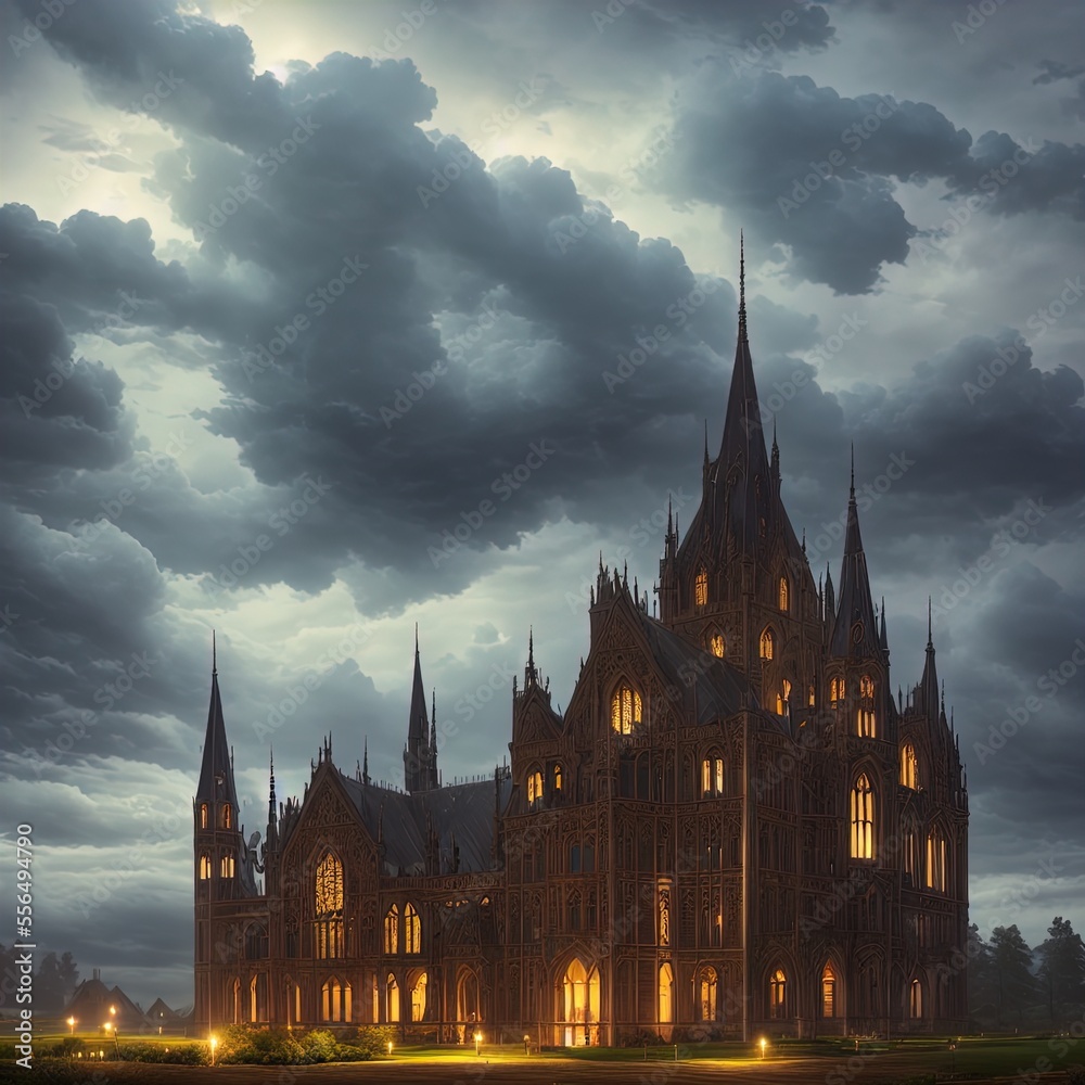 Fantasy academy. Gothic building. Great for urban fantasy, vampire and other stories. Fantasy academy. Gothic building. Great for urban fantasy, vampire and other stories.