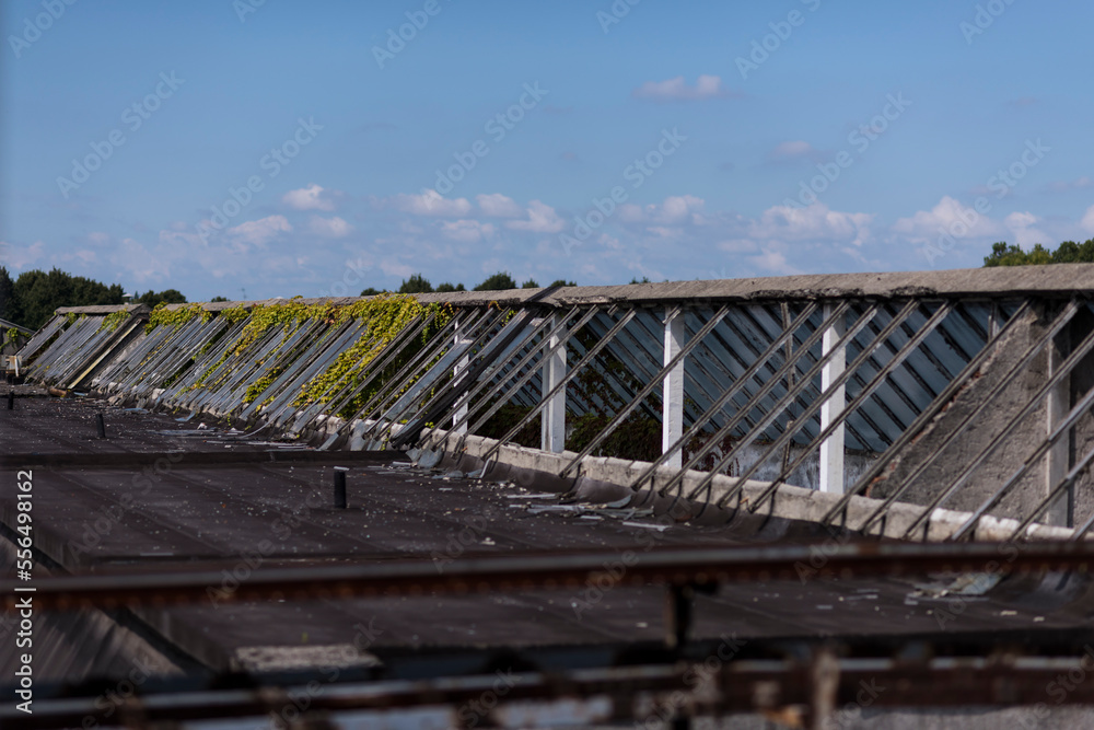 Details of an old abandoned factory