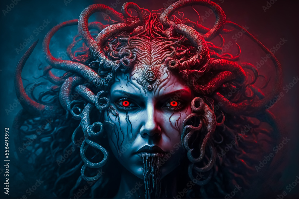 Medusa mythological woman