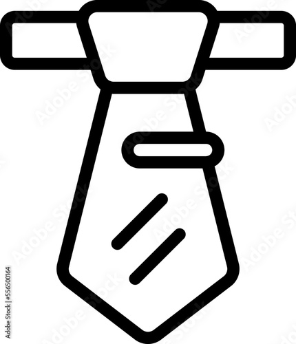 Work bow tie icon outline vector. Nature island. Job downshifting