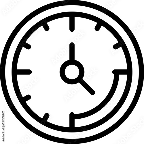 Work hour icon outline vector. Downshifting job. Island relax