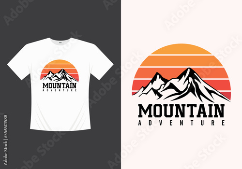 Summer beach line distressed vector t-shirt design with palm trees silhouette illustration, for t-shirt print and other uses.