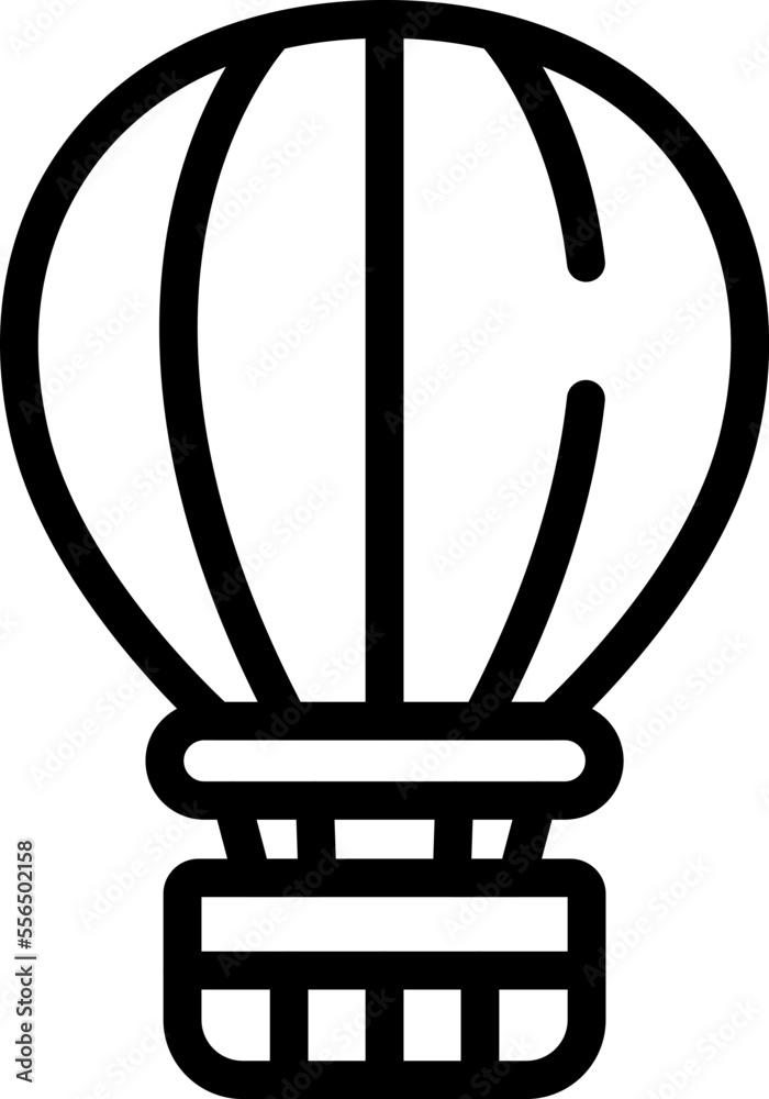 Air balloon relax icon outline vector. Downshifting job. Travel nature Air balloon relax icon outline vector. Downshifting job. Travel nature