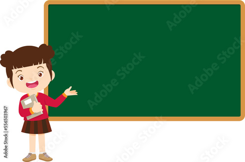 happy student study with teacher ,education and class learning concept