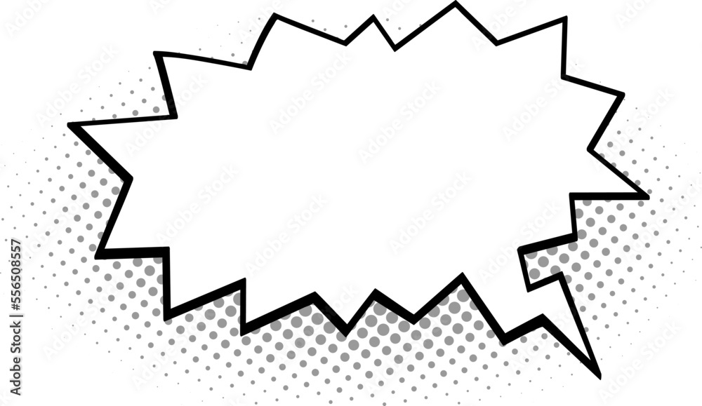Speech bubble. Comic book style. Speech bubble. Comic book style.