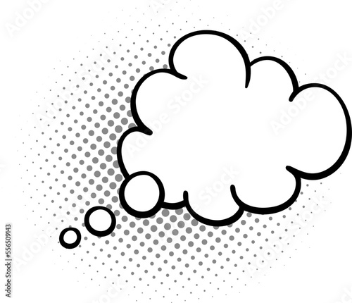 Speech bubble. Comic book style.