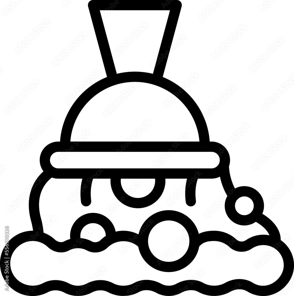 Wash liquid icon outline vector. Clean hand. Soap gel Wash liquid icon outline vector. Clean hand. Soap gel