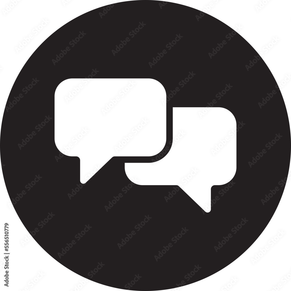 speech bubbles glyph icon speech bubbles glyph icon