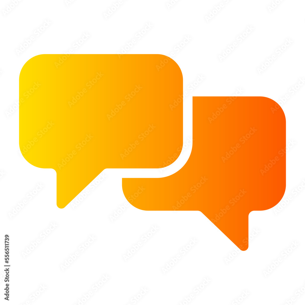 speech bubbles gradient icon speech bubbles gradient icon