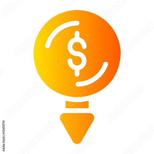 loss gradient icon