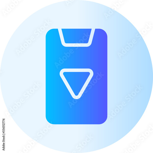 incoming call gradient icon