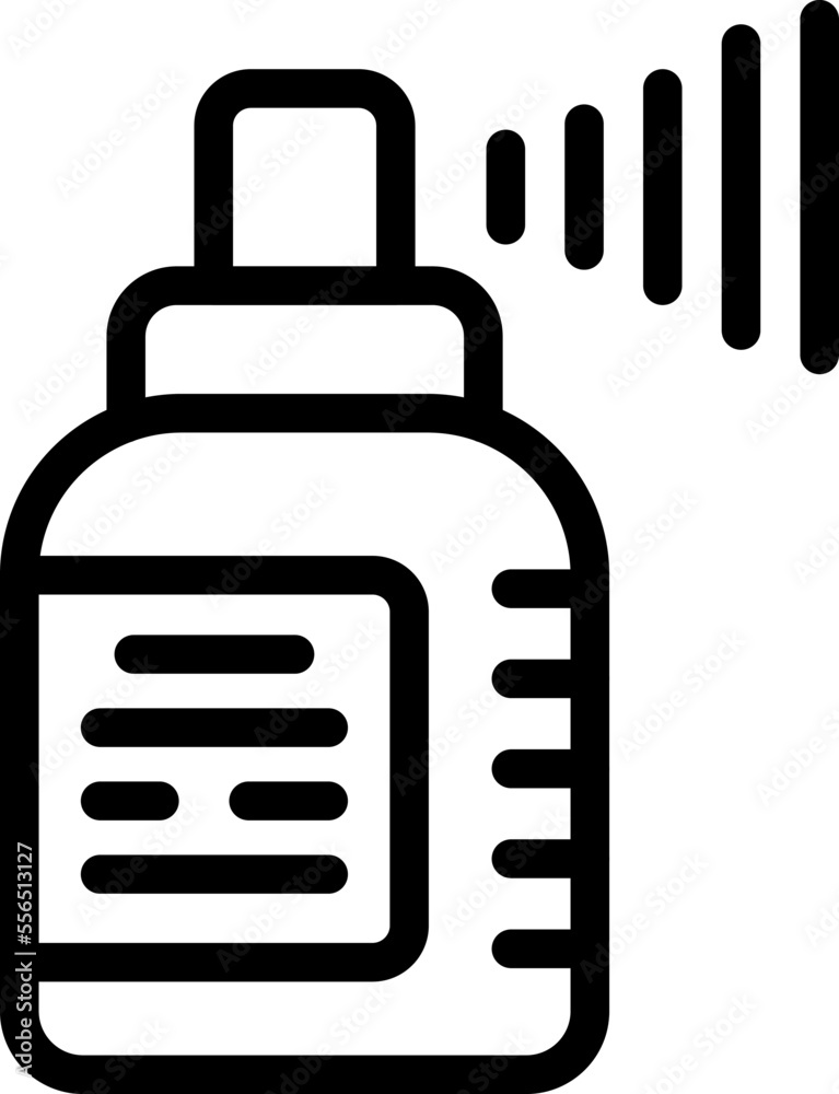 Cosmetic spray icon outline vector. Makeup skin. Gel make Cosmetic spray icon outline vector. Makeup skin. Gel make