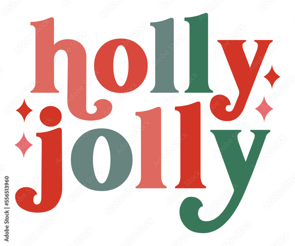 holly-jolly-christmas-retro-retro-christmas-quotes-svg-funny