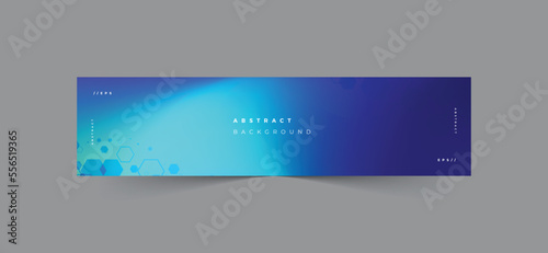 Linkedin banner technology abstract background