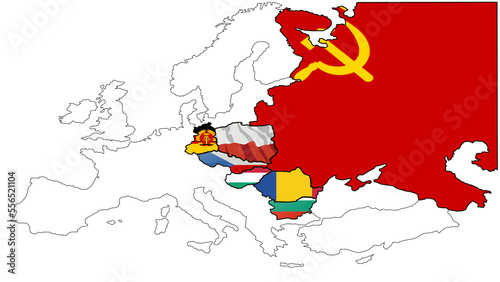Il blocco sovietico nella guerra fredda