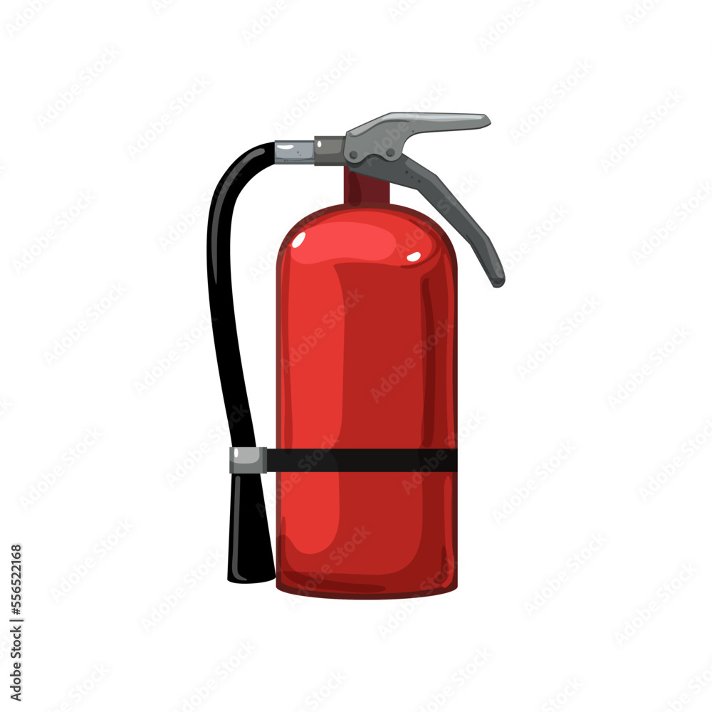 Fototapeta premium safety fire extinguisher cartoon. safety fire extinguisher sign. isolated symbol vector illustration