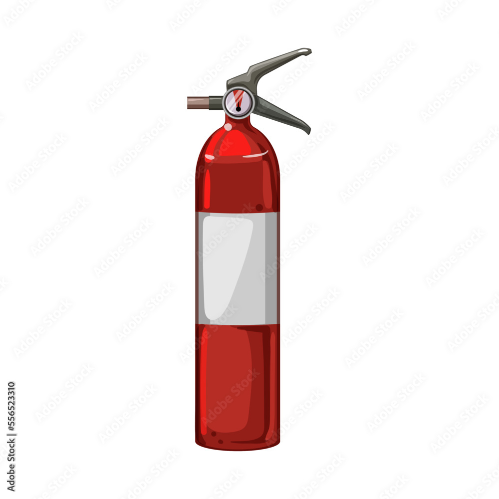 flame fire extinguisher cartoon. flame fire extinguisher sign. isolated symbol vector illustration