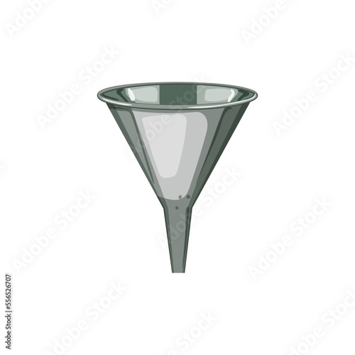 chart funnel business cartoon. chart funnel business sign. isolated symbol vector illustration