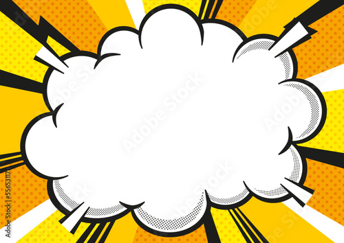 Bulle style bande dessinée américaine