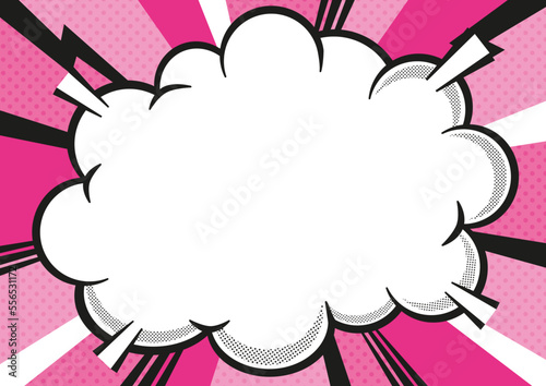 Bulle style bande dessinée américaine