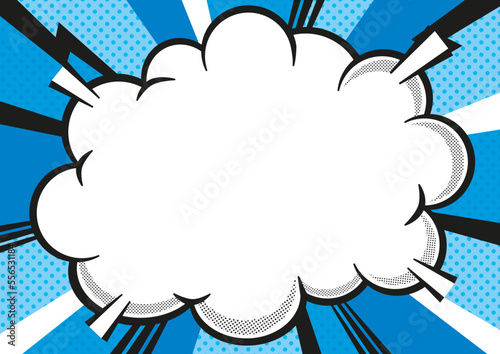 Bulle style bande dessinée américaine