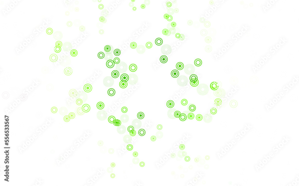 Light Green vector pattern with spheres. Light Green vector pattern with spheres.