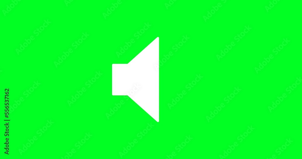 Sound, audio, music, speaker animation icon. 4K. Sound, audio, music, speaker animation icon. 4K.