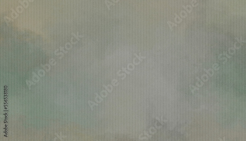 Grunge old gey paper texture with vertical line or stripes pattern, old marble wall with empty lighter space. Background with elegant shapes and inclusions with mottled antique green undertone