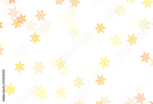 Wallpaper Mural Light Red vector pattern with christmas snowflakes, stars. Torontodigital.ca