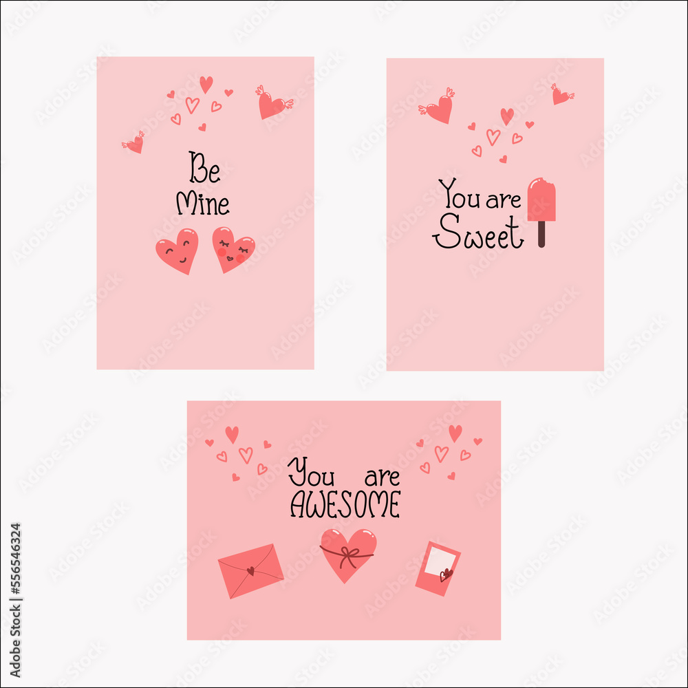 Happy Valentines Day. Love, kiss, heart. Happy Valentines Day. Love, kiss, heart.
