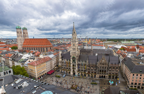 Popular city square in Germany