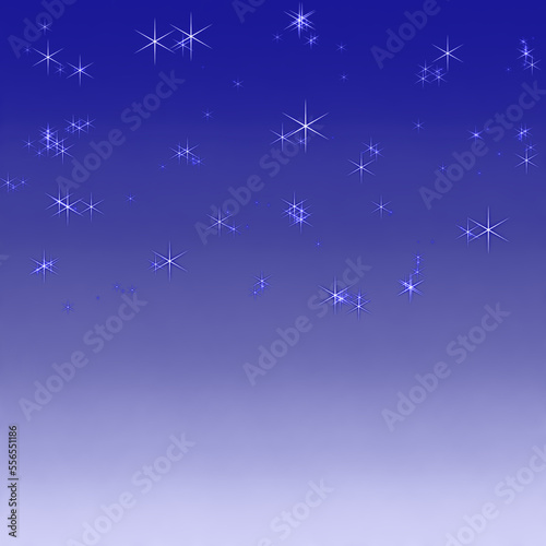 Abstract degrade star white blue gradient background graphic for illustration.