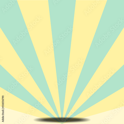 Mock up background template for display montages of product, green and yellow color background with empty space for display logo and content, creative design vector illustration