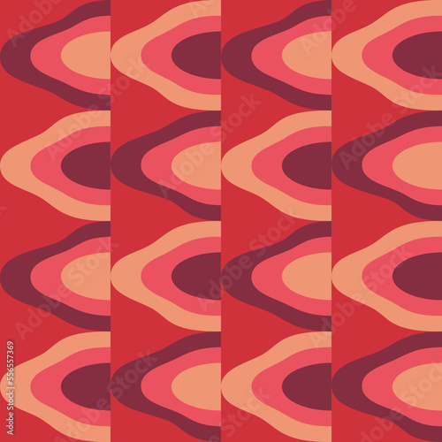 Abstract attractive ornament for decorating any surfaces or things. Seamless pattern.