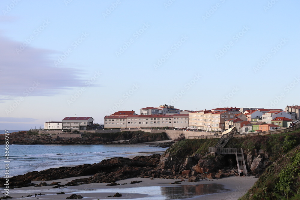 Image of the fishing village of Caión, in Laracha, on the Costa da Morte (A Coruña, Galicia, Spain).