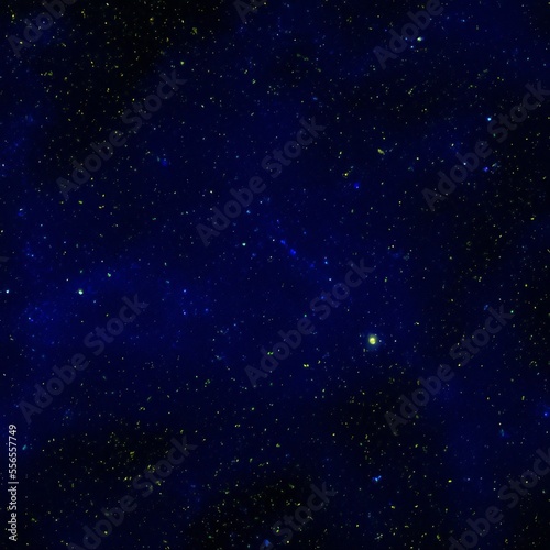 Perfect starry night sky background - outer space vector background © Fabian