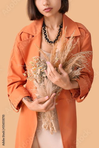 Beautiful fashionable woman...