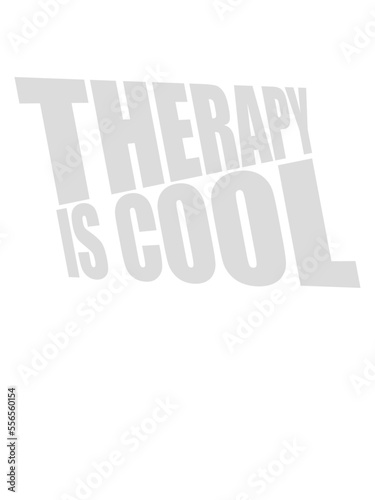 therapy is cool Zitat 