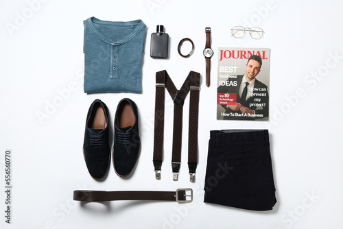 Male clothes, accessories a...