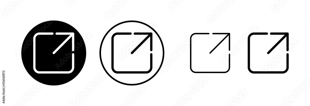 External link icon vector illustration. link sign and symbol. hyperlink symbol External link icon vector illustration. link sign and symbol. hyperlink symbol