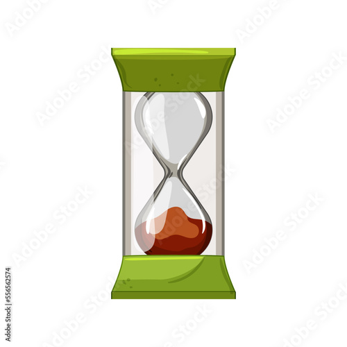 watch sandglass hourglass cartoon. watch sandglass hourglass sign. isolated symbol vector illustration