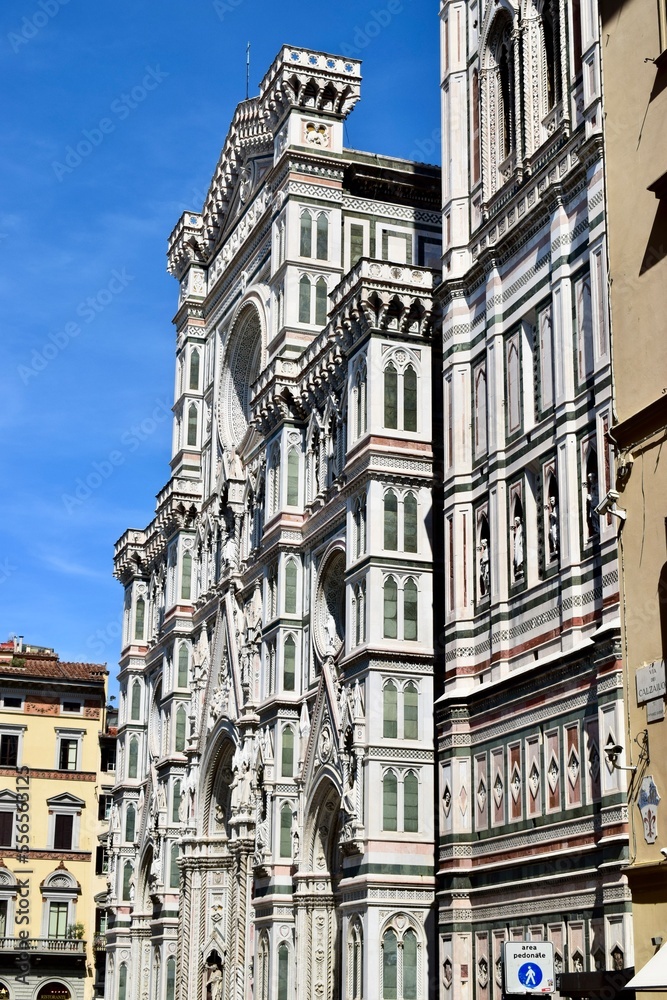 facade of the cathedral del fiore