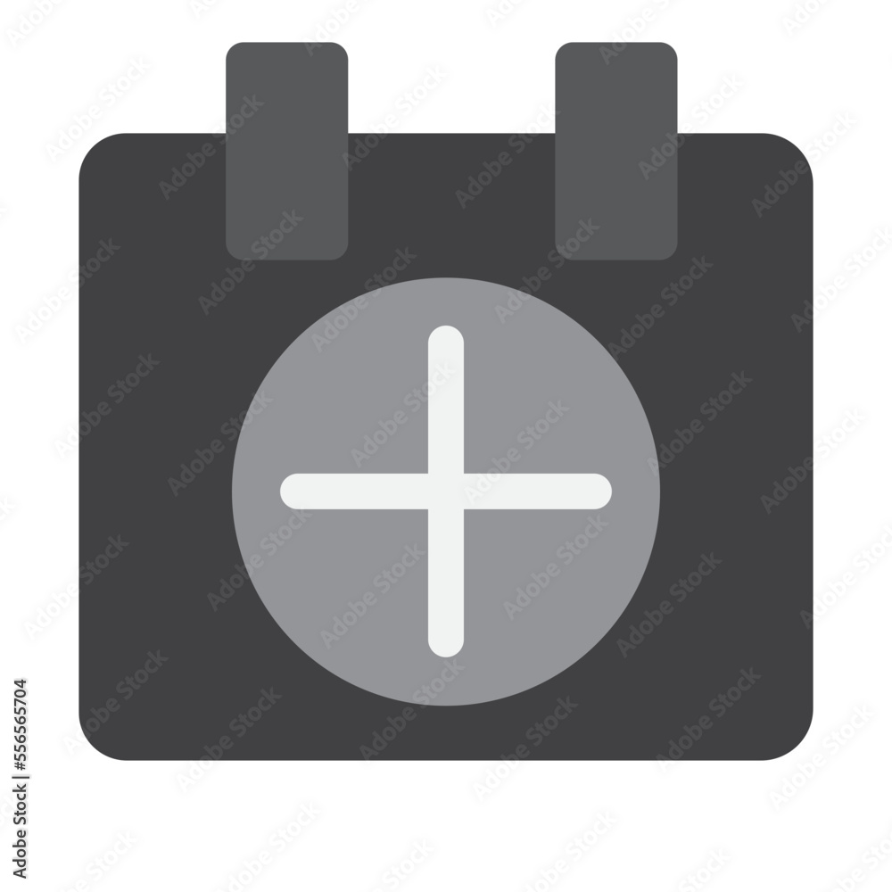 Fototapeta premium Calendar Flat Icon