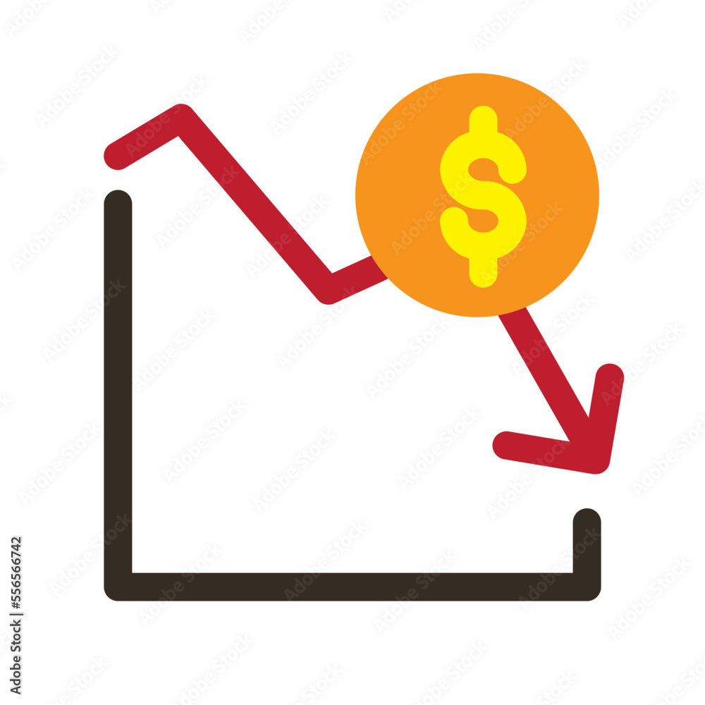 Decrease Flat Icon Decrease Flat Icon