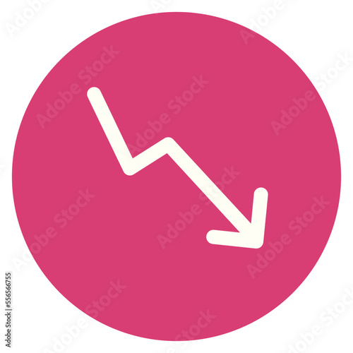 Decrease Flat Icon