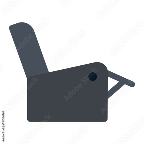 Recliner Flat Icon