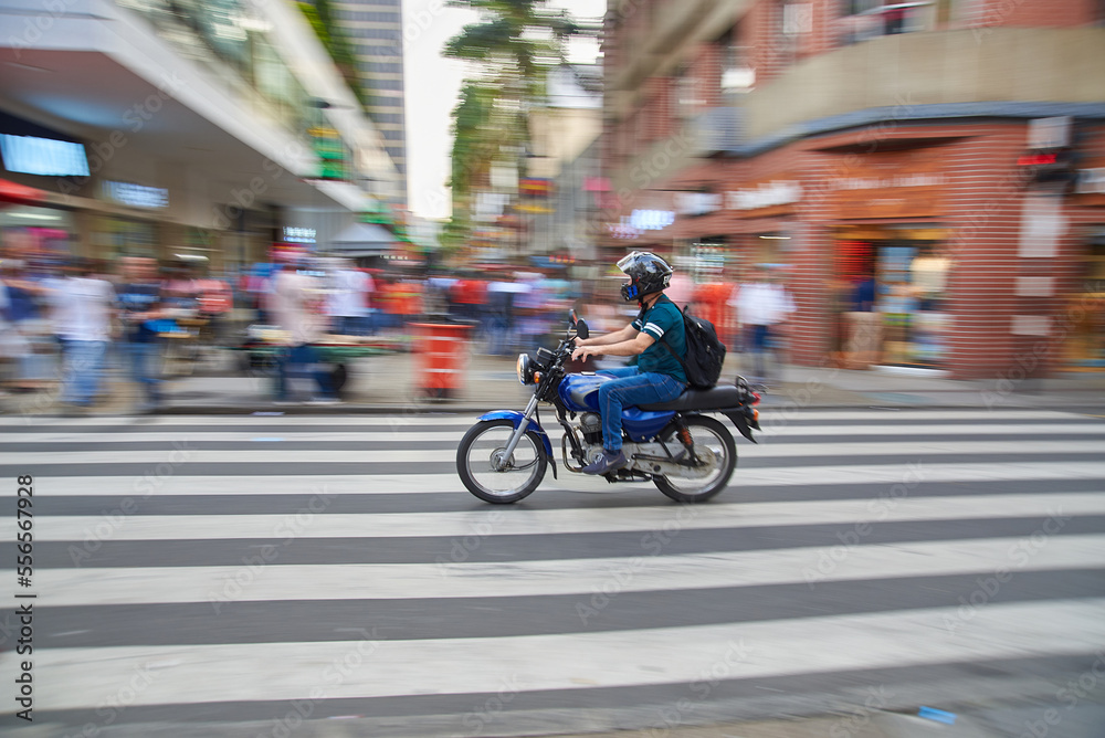 Fototapeta premium motociclista