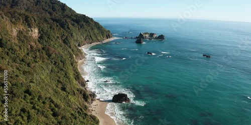 New Zealand rugged coastline