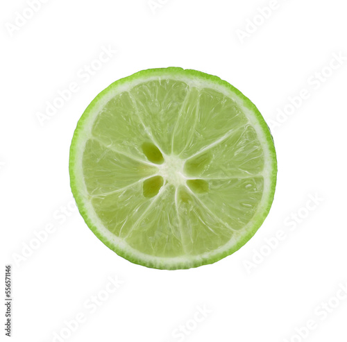 Limes with slices isolated transparent png